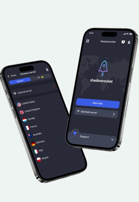 Shadowrocket 小火箭客户端界面：节点列表、策略组与连接状态一览